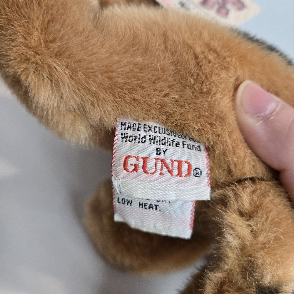 Gund Tiger Cub 5051 World Wildlife Fund WWF Plush Stuffed Animal NWT - Picture 6 of 7
